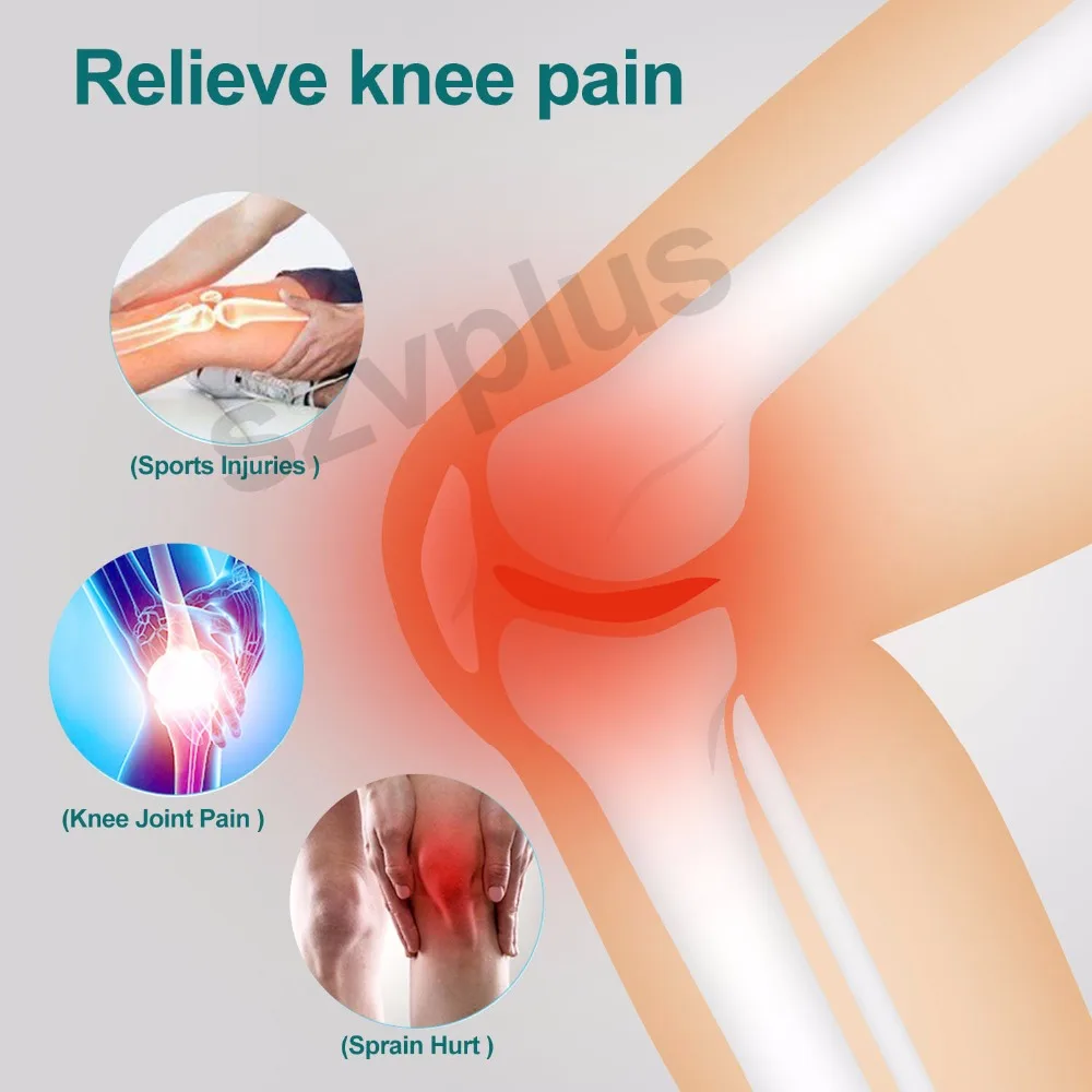 2018 новые Графен нагрева наколенника с EMS массаж низкочастотные импульса стимулировать для ревматизм артрит колена боли