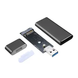 SuperSpeed 6 Гбит/с Твердотельный накопитель внешний корпус адаптер USB3.0 к M.2 NGFF SSD корпус UASP для 2230 2242 M.2 NGFF SSD