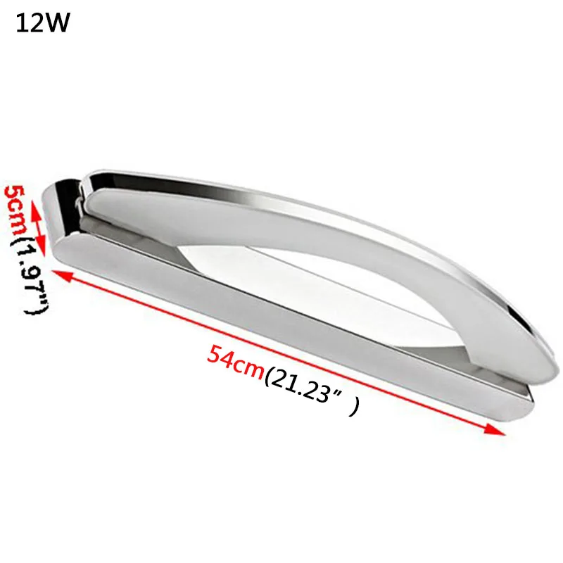 TAMPROAD 12 Вт 8 LED Vanity Light противотуманные акриловые и настенные бра из нержавеющей