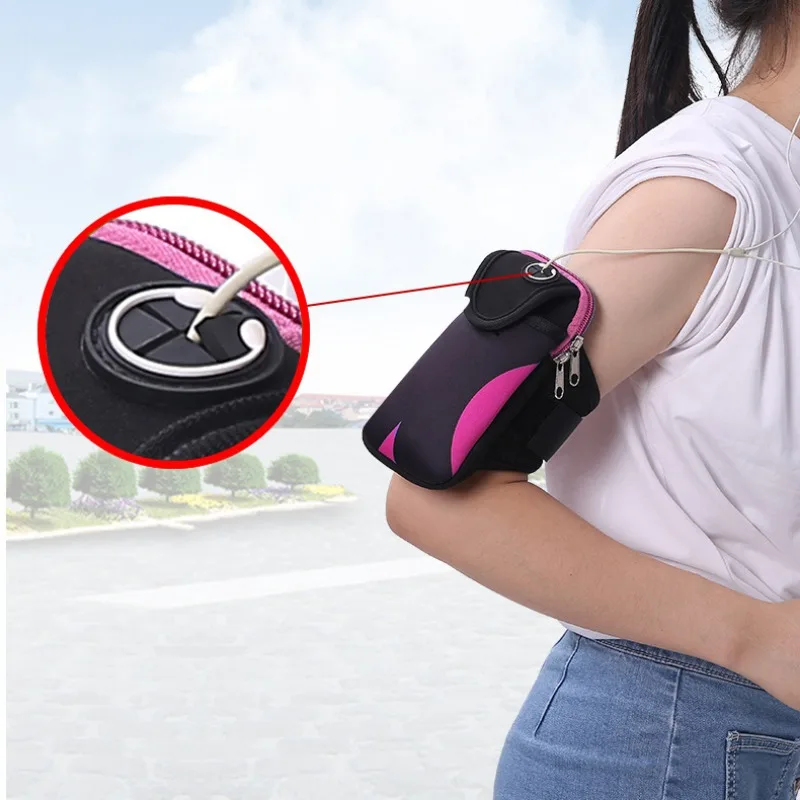 Случая Armband Открытый Спорт чехол для активного отдыха Пеший Туризм ручной фонарик Сумка Водонепроницаемый Портативный Arm сумки сотовый