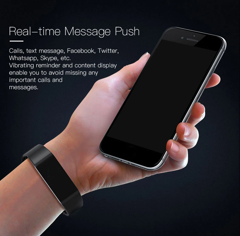 Smart bracelet blood pressure  heartrate W6S(12)