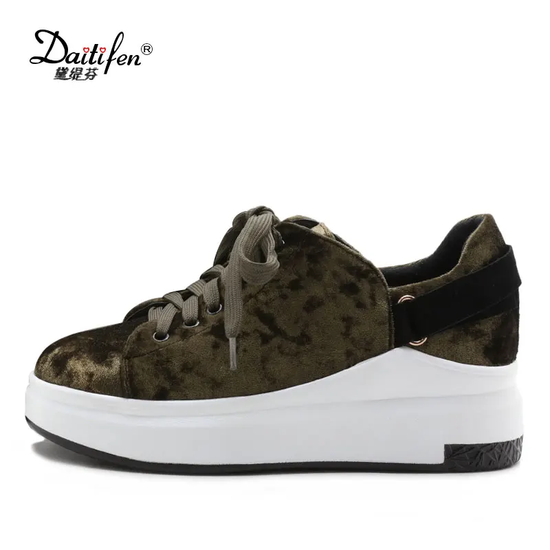 Sécurité Plat Lacets À Couleur Troupeau blue Taille Grande red Air De Black Plein forme Femmes green Plate Solide Chaussures Filles Daitifen Doux Mujer 4 Appartements En Zapatillas Xq7YUTwS