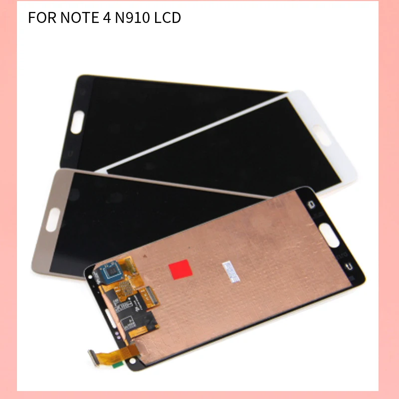 Протестированный ЖК-дисплей для samsung Galaxy Note4 Note4 N910C N910 N910A N910F ЖК-дисплей с сенсорным экраном дигитайзер в сборе