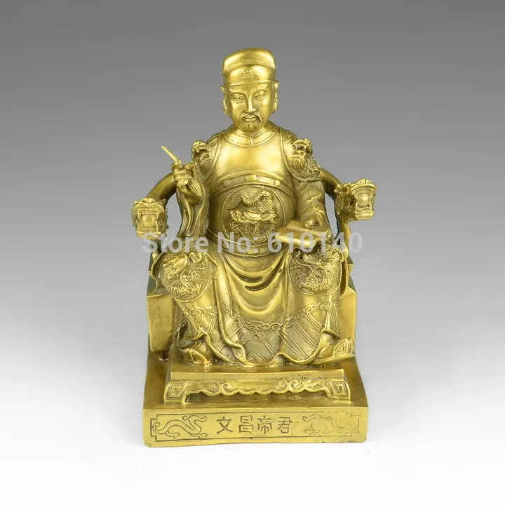

Wenchang copper ornaments Zhang Yazai like bronze statue feng shui home furnishings