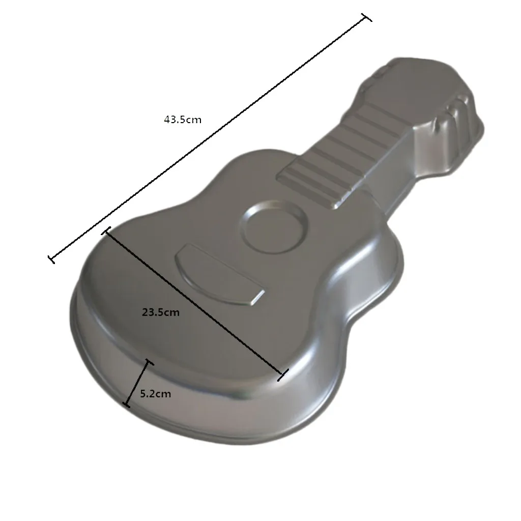 3D форма для торта гитара узор декоративные формы для выпечки помадка украшение противень для выпечки Кухонные аксессуары 0506
