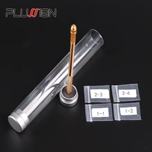 Plussign немецкая игла для протягивания нити 4 шт. с одним держателем для кружевного парика делая Профессиональный первый классический пакет для черных женщин