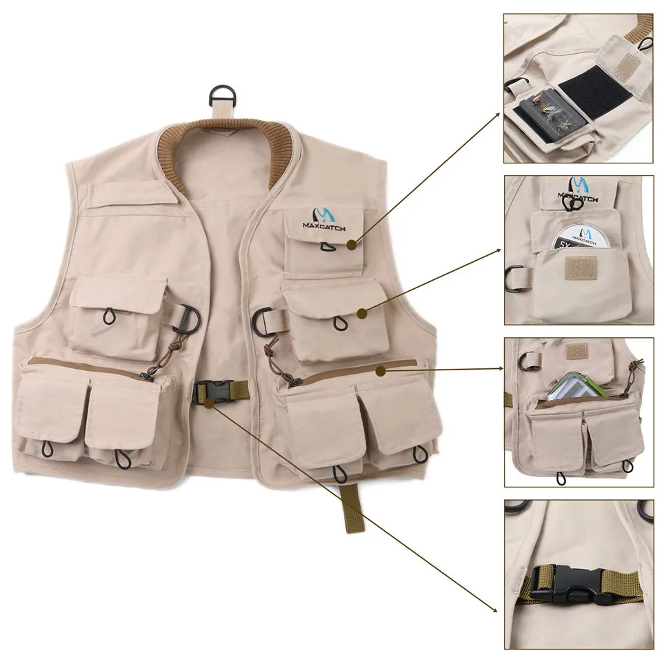 Maximumcatch Children Fly Vest Outdoor Fly Fishing Youth Vest Pack 100