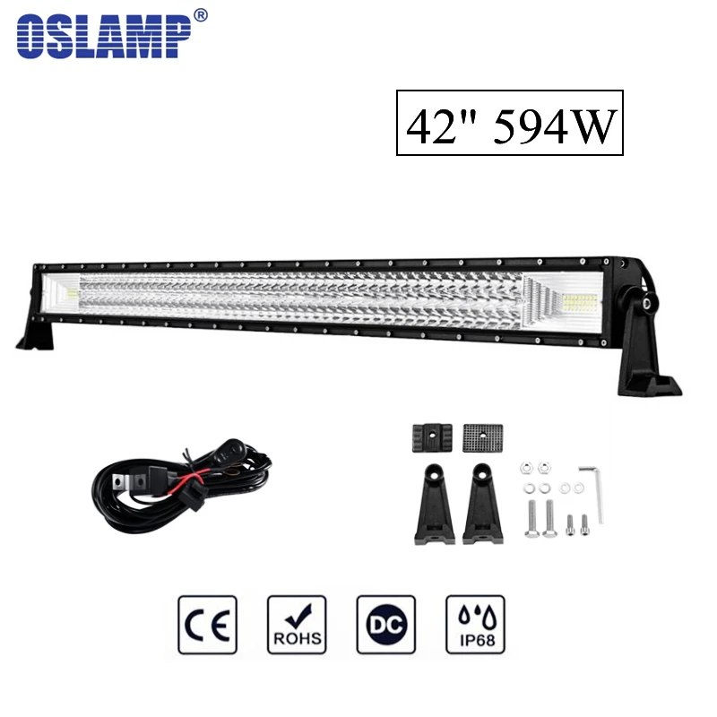 Oslamp киоск 42inch 594W три подряд прям светлого адвокатского сословия СИД Обломоки Сид свет работы комбо Луч 12V 24V грузовик внедорожник 4WD 4x4 внедорожный светодиодные бар Oslamp киоск 42inch 594W три подряд прям светлого адвокатского сословия СИД Обломоки Сид свет работы комбо Луч 12V 24V грузовик внедорожник 4WD 4x4 внедорожный светодиодные бар