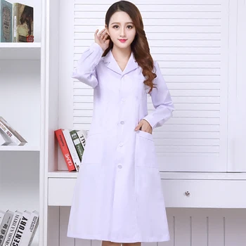 

men and women White Medical Coat Nurse Services Uniform Medical Scrub Clothes White Lab Coat Hospital Doctor Clothes