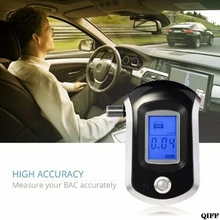 Алкотестер портативный тестер на алкоголь Точный Цифровой дисплей ЖК-светильник удобный светильник портативный дизайн May06