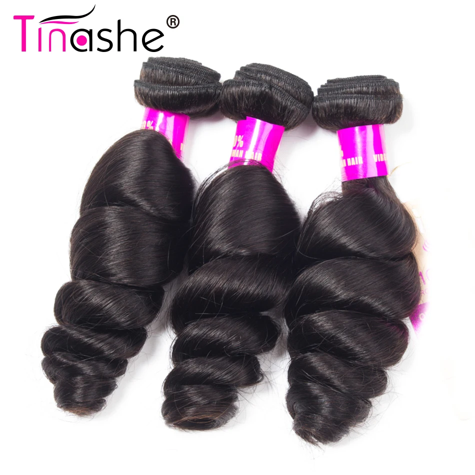 

Tinashe Hair Brazilian Hair Weave Bundles Remy Human Hair 3 Bundles Natural Color Hair Extension Deal Loose Wave Bundles