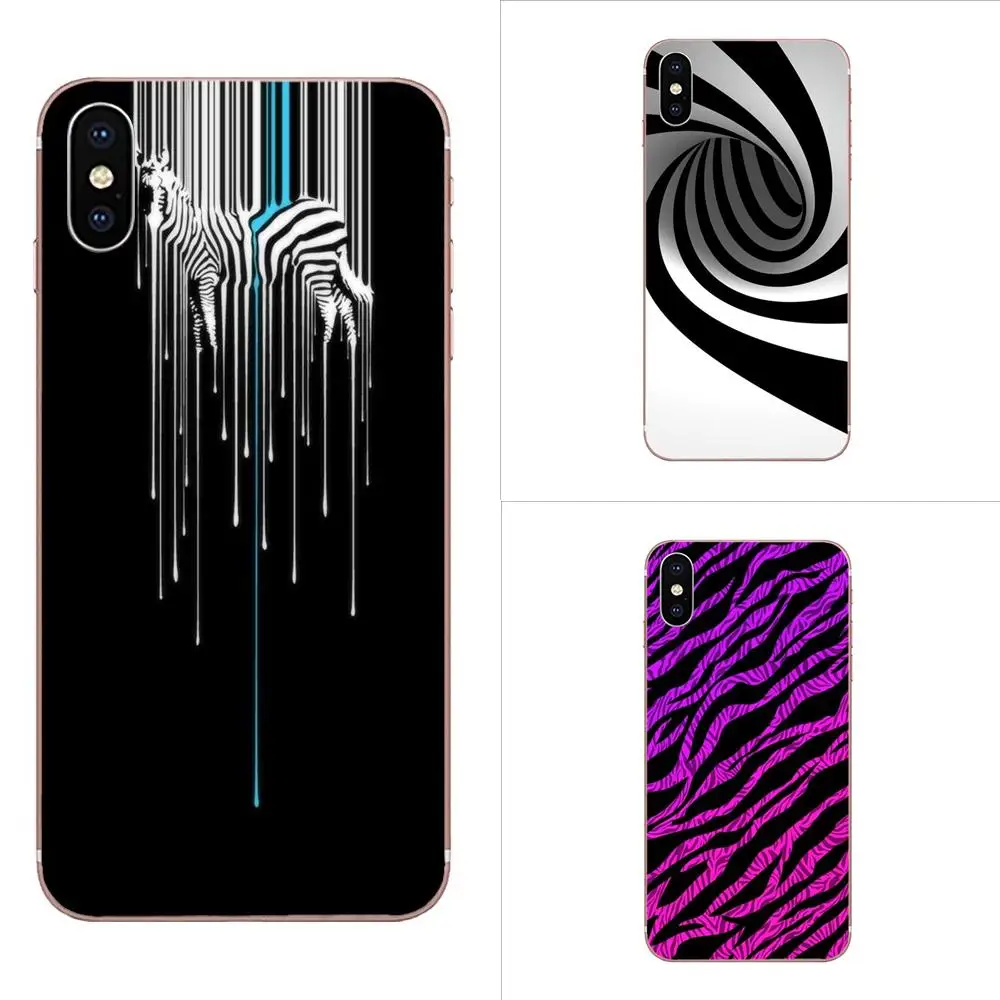 Стильный дизайн для HTC 530 626 628 630 816 820 One A9 M7 M8 M9 M10 E9 U11 Moto G G2 G3 G4 G5 G6 G7 Zebra Stripe Top Detailed |