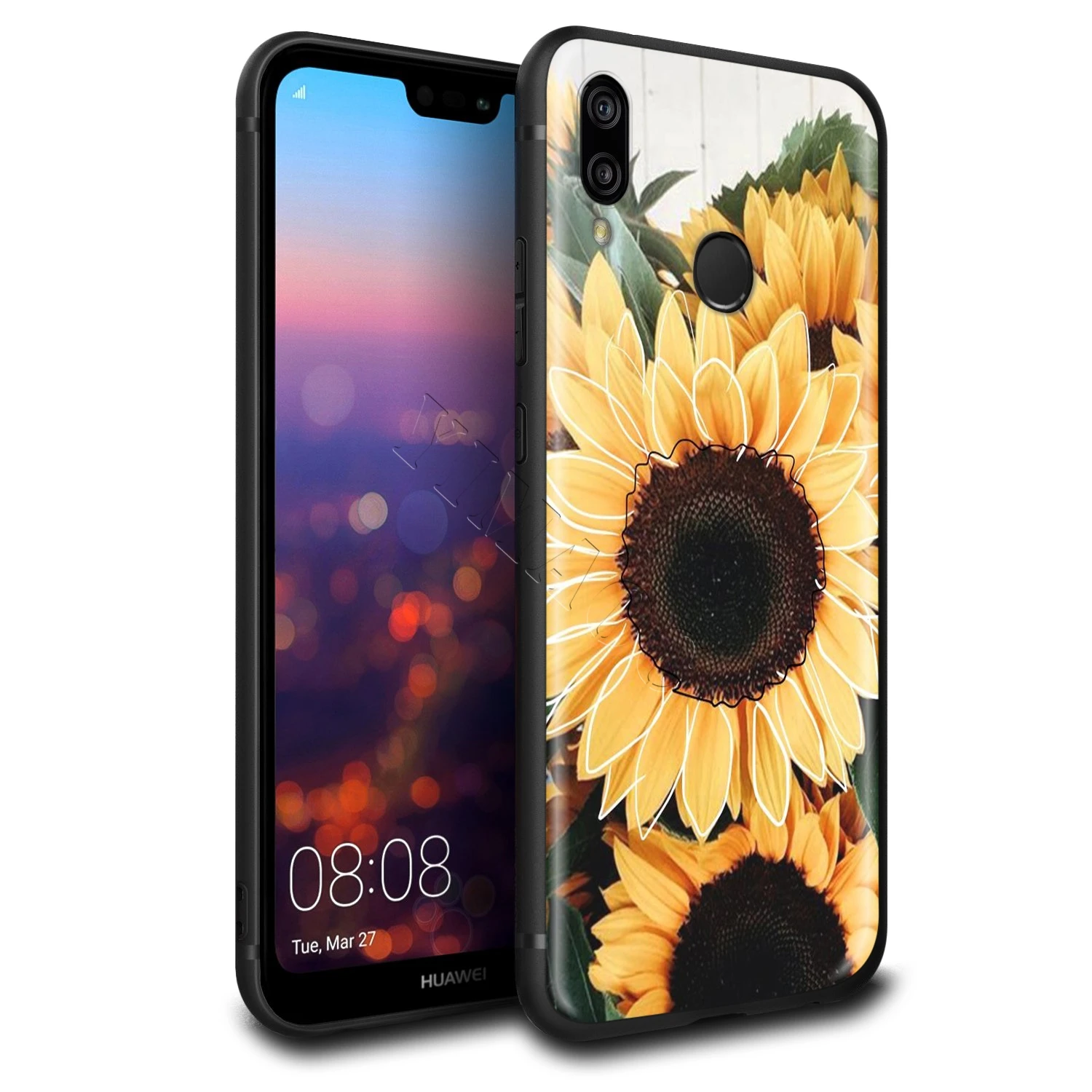YIMAOC эстетичный подсолнух новинка чехол для Huawei Honor Mate P smart Y7 Y9 8C 30 20 10 8x Nova 3i 3 Lite Pro