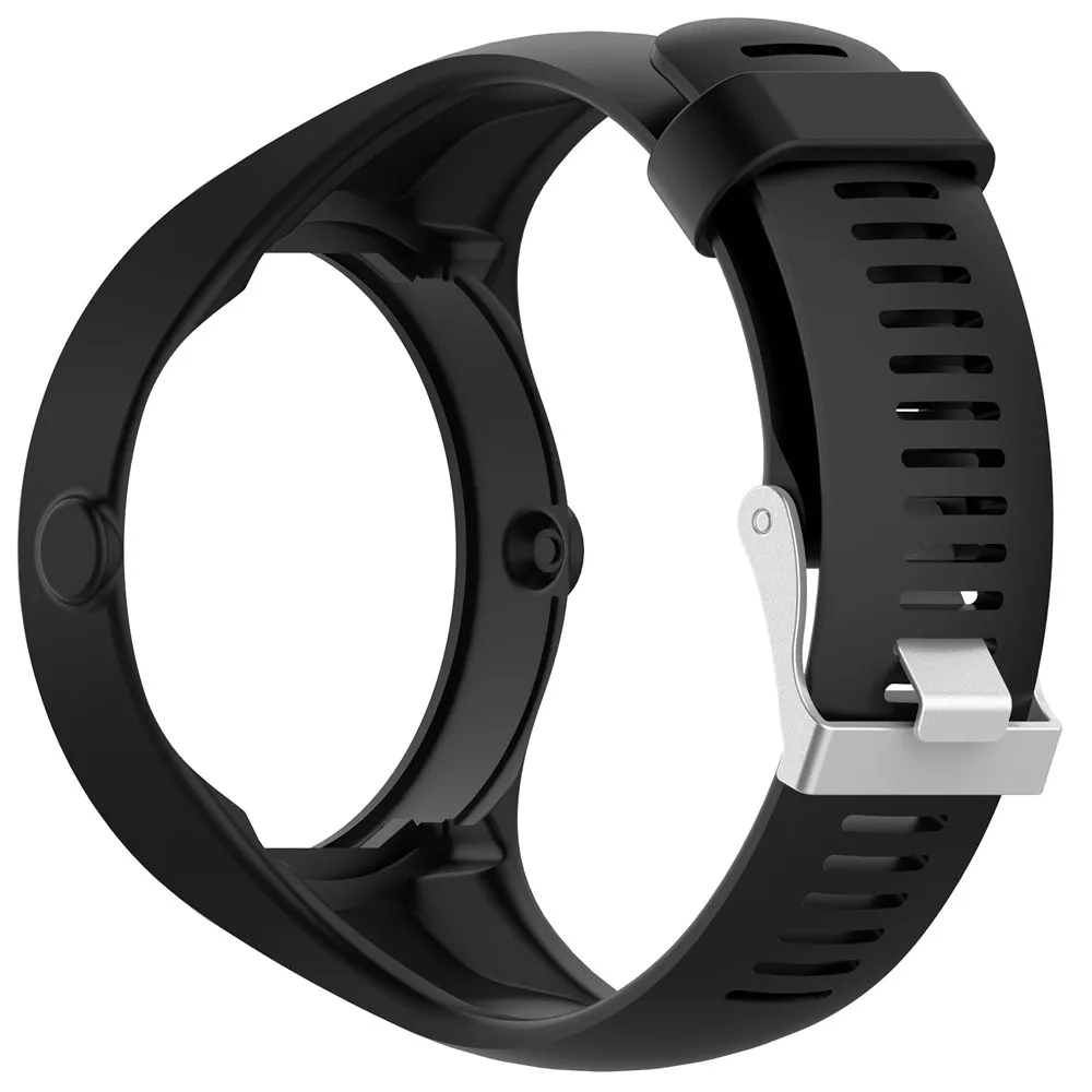 

Wrist Strap For Polar M200 Fitness watch 2019 Fashion Casual Men Women Watch Bands Pin Buckle Soft Silicone Rubber Watch Band