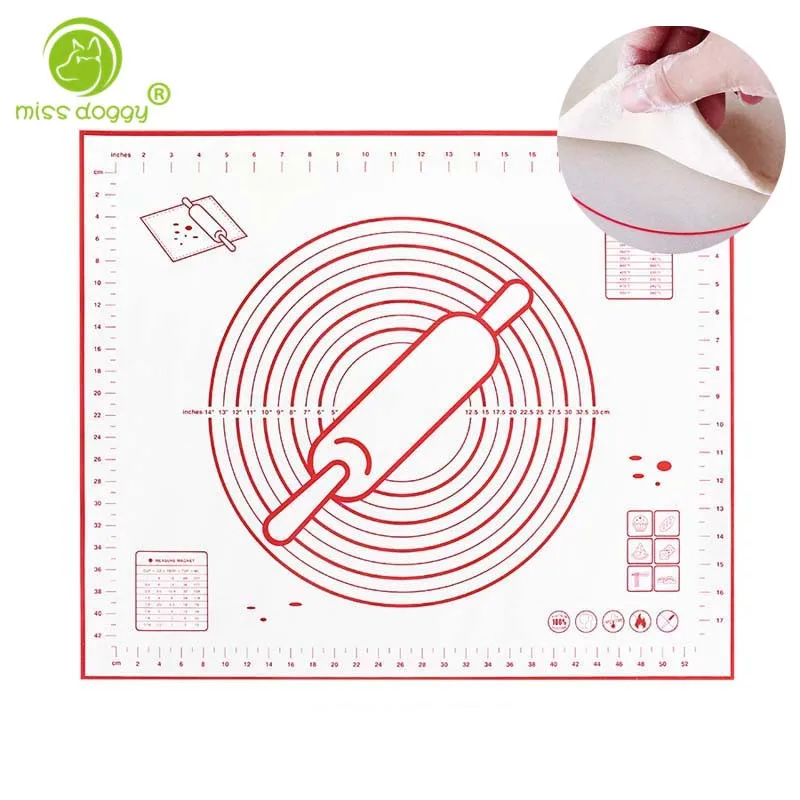 Kitchen Silicone Kneading Mats Accessories Dinner Bakeware Liner
