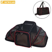 RFWCAK подушка для переноски собак водонепроницаемая сумка для сиденья собаки корзина товары для домашних животных безопасный дом для переноски Чихуахуа кошка сумка для щенков собака автомобильное сиденье