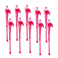Drink-Mixer Muddler Stirrer-Decoration Coffee-Bar Swizzle-Sticks Plastic Cocktail Flamingo