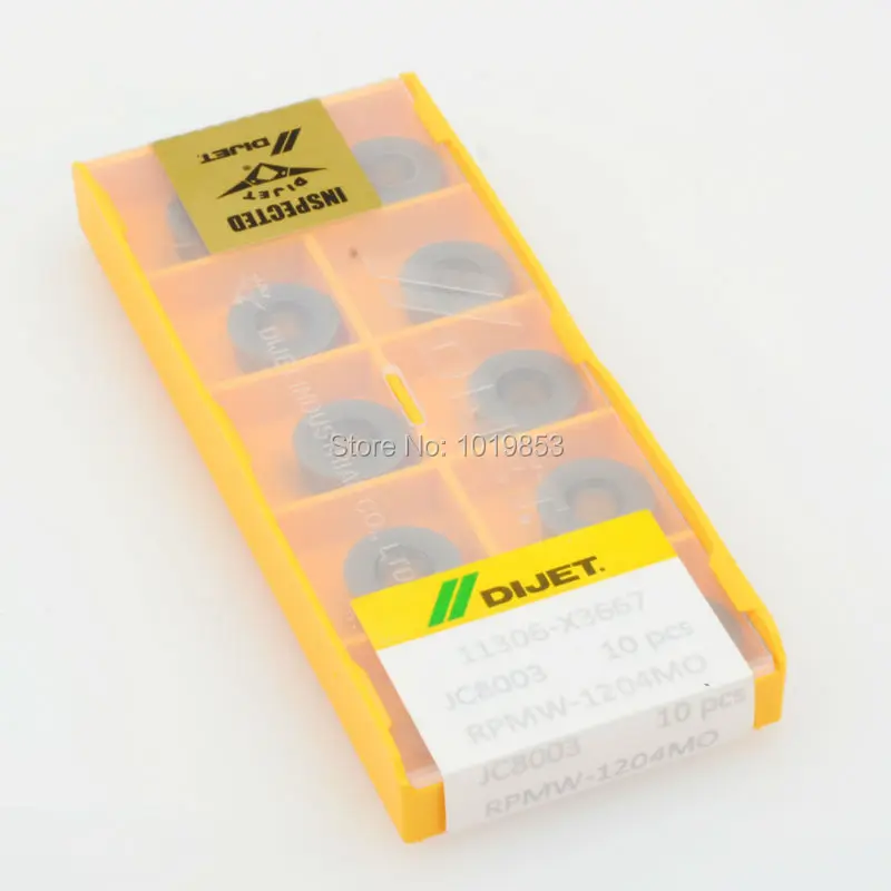 

RPMW1204MO  JC8003 DIJET carbide inserts for Indexable milling cutter