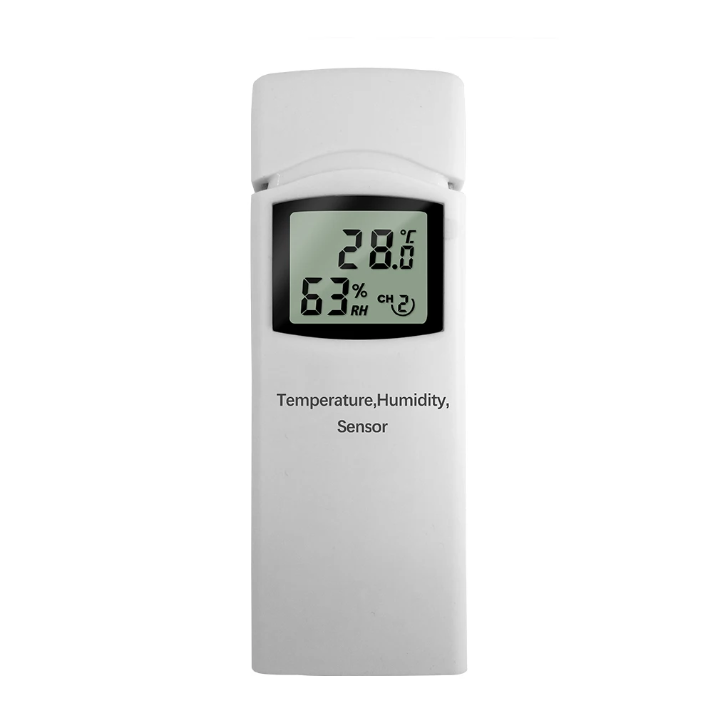 

PROTMEX Weather Station Out door Temperature Humidity Wireless Sensor Accessories Match PT2810 Weather Station Indoor Receiver