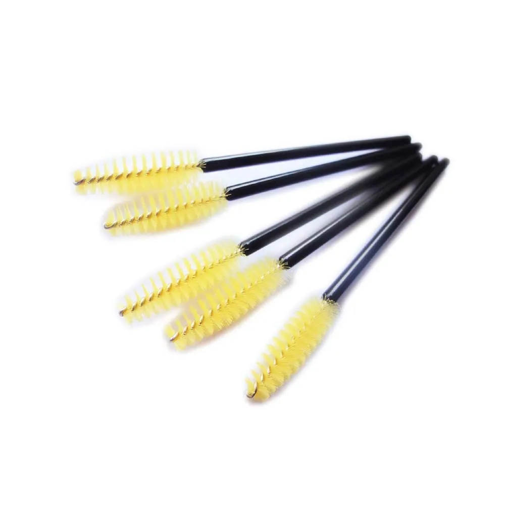 Pincéis de Maquiagem Jogo de Escova Beleza Descartável Cílios Escova Cosméticos Ferramenta Mascara Varinhas Applicato Maquiagem 500 Pçs - Lote 7 Cheap Aplicador de sombra