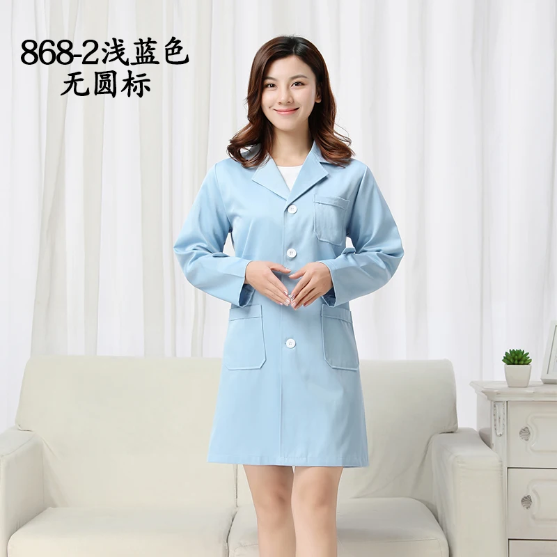 Хирургическая Кепка, медицинская униформа, осенняя и зимняя Корейская версия пальто, комбинезоны с длинными рукавами, доктор, женская одежда медсестры