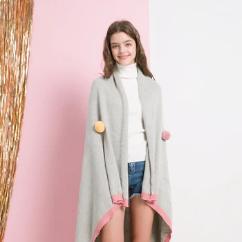 

Mattys Nordic wind ins net red ball carpet cotton knitted blanket decorative blanket blanket shawl