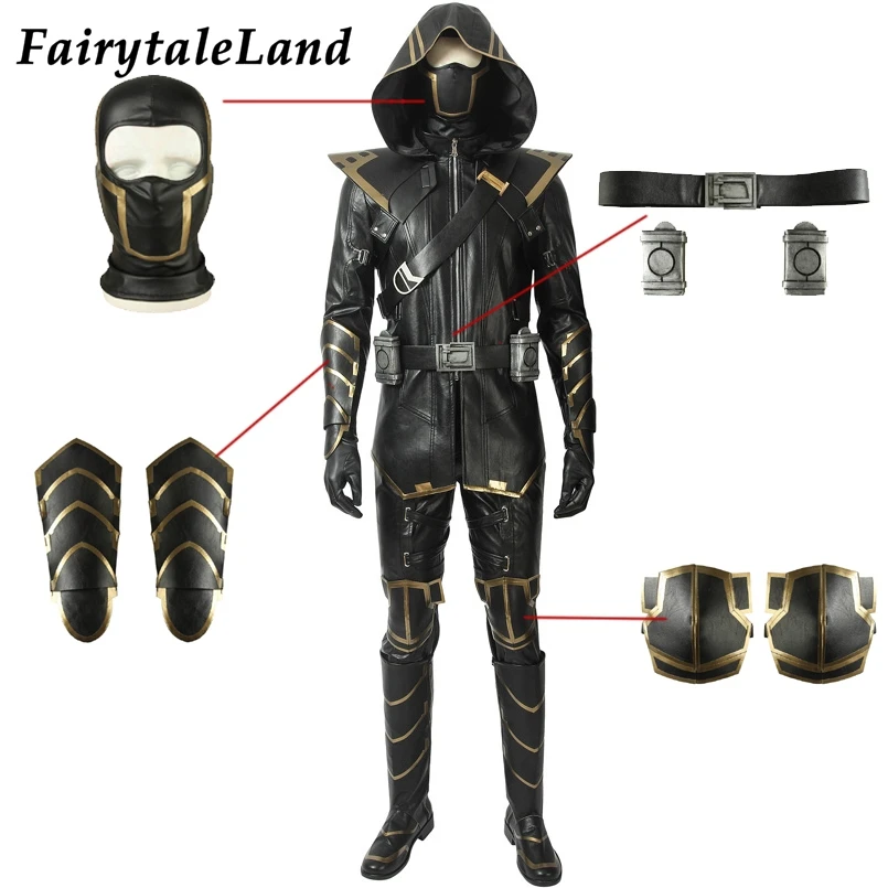 Avengers 4 Hawkeye cosplay Accessories Halloween Avengers Endgame Clinton Barton Mask Quiver Belt Hawkeye Outfit Accessories