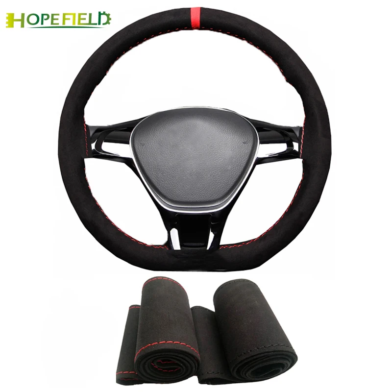 Braid suede heated steering wheel cover for VW Golf 4 5 MK4 MK5 MK7 Polo Passat B6 CC for Nissan Qashqai J10 J11 for Audi A4 B6 Braid suede heated steering wheel cover for VW Golf 4 5 MK4 MK5 MK7 Polo Passat B6 CC for Nissan Qashqai J10 J11 for Audi A4 B6