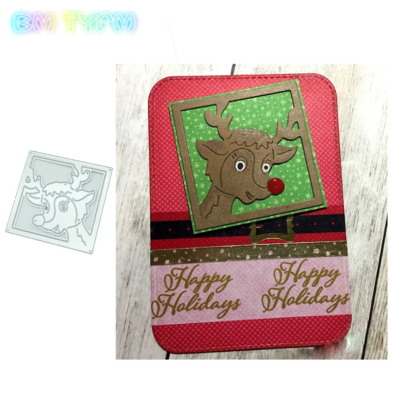 

Deer Metal Cutting Die Stencils for DIY Scrapbooking album Decorative Embossing Hand-on Paper Cards