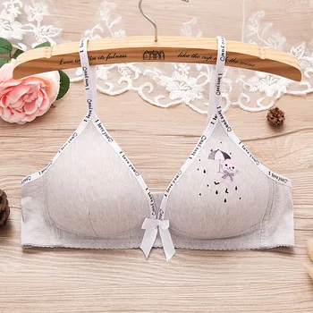 

Cotton Ring-free Triangle Cup Thin Closed Bra
