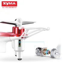 Mini Drone RC Helicopter X12s 4CH 6-Axis Remote Control Black Red Without Camera Plastic LED Light Quadcopter Outdoor kid Toy