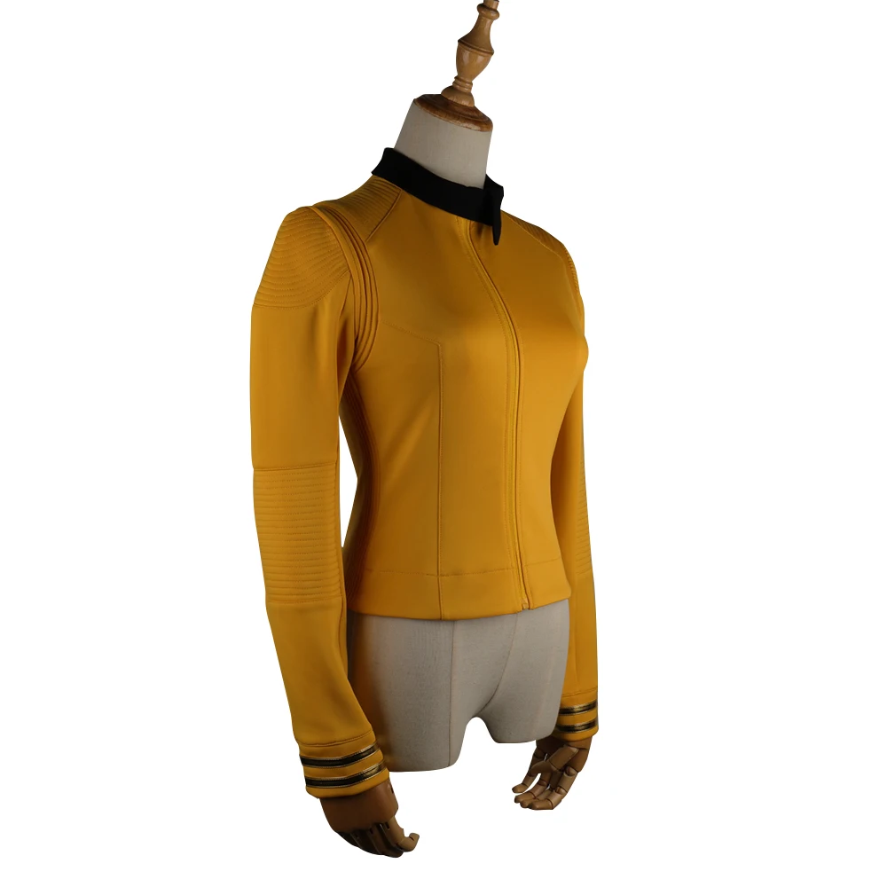 New Star Trek Discovery Season 2 Costume Female Top Starfleet Commander Uniform with Badge Woman Costumes Adult Cosplay Costume (7)