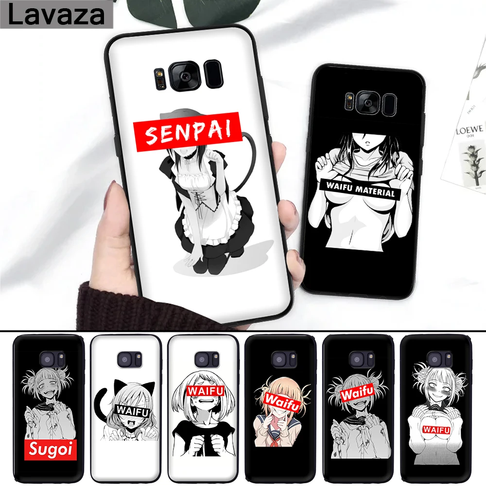 

Lavaza Sugoi Senpai Anime waifu Silicone Case for Samsung S6 Edge S7 S8 Plus S9 S10 Note 8 9 10 M10 M20 M30 M40