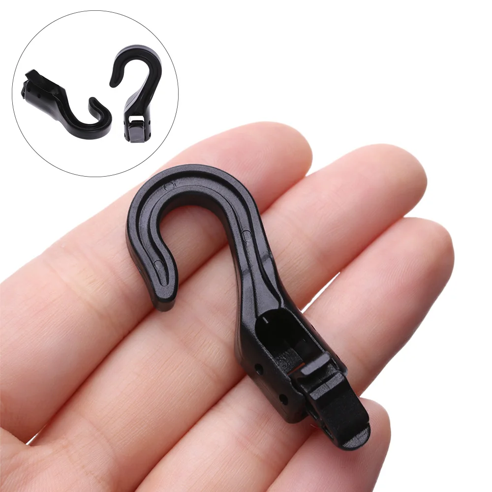 

5 PCs Open End Cord Hooks Snap Boat Kayak Motorcycle Rope Buckle Camping Tent Hook for Bungee Shock Elastic Bungee Cord