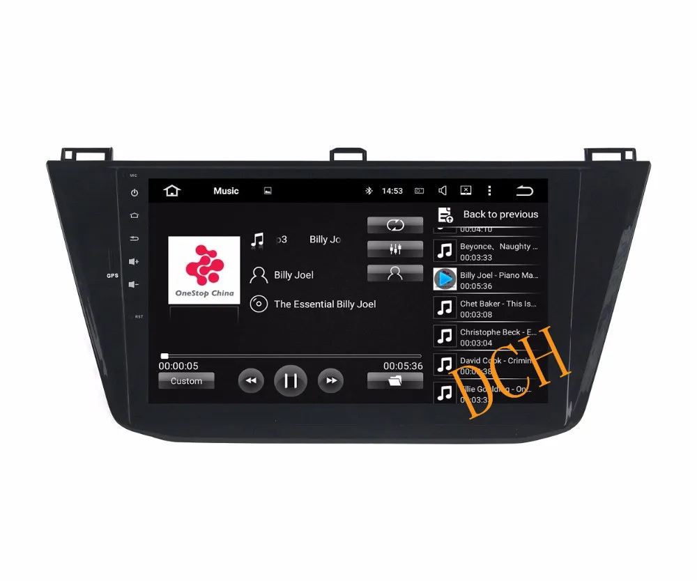 Cheap Octa Core 10.1" Android 9.0 Car Radio DVD GPS for Volkswagen Tiguan 2016 With 4GB RAM Bluetooth 64GB ROM navigation stereo auto 6
