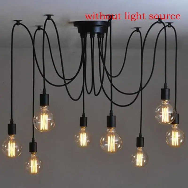 

3/5/6/8/9/10/12/14/16 Heads Loft American Vintage Industrial Ceiling Light Fixtures SSJ1908