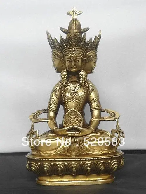 

Buddhist bronze VAIROCANA, Herr der Mitte buddha statue