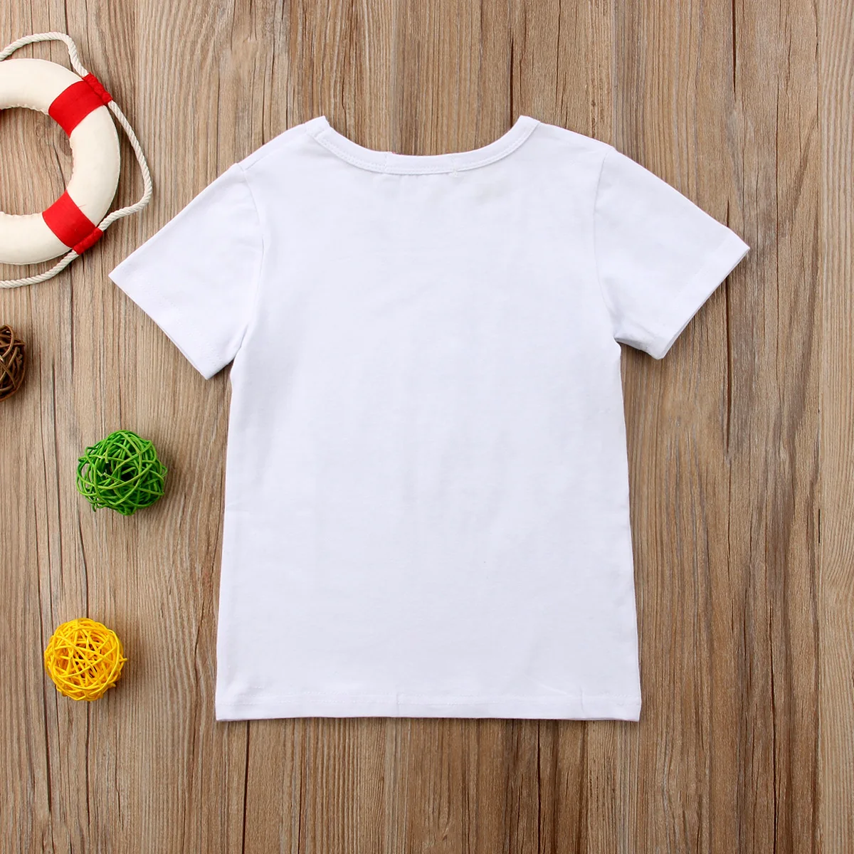 Летняя одежда для маленьких мальчиков, футболка с буквенным принтом, хлопковая белая футболка для маленьких мальчиков и девочек