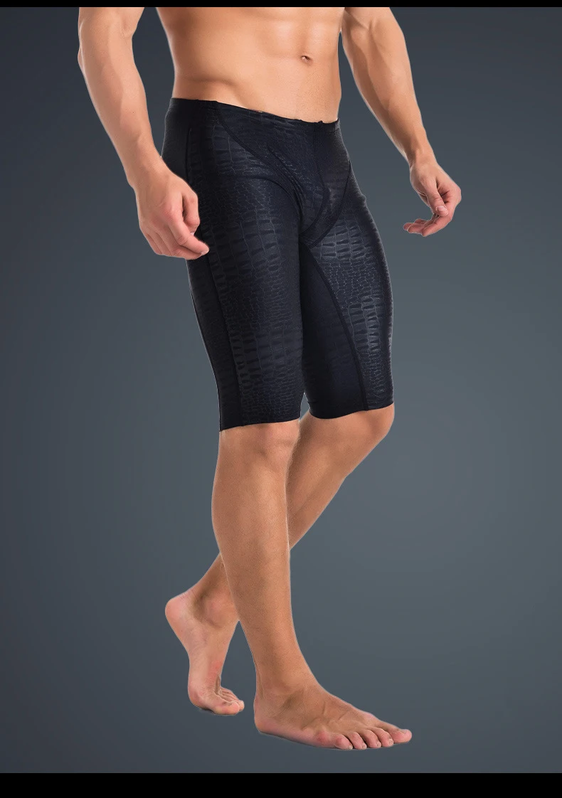Новые профессиональные скакалки мужские плавки Акула кожа одежда для плавания мужские короткие купальные шорты Плавки размер L-5XL