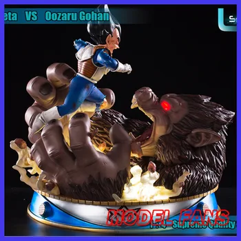 

MODEL FANS IN-STOCK DRAGON BALL 46CM Vegeta VS Son Gohan Big apes form gk resin statue figure toy for collection