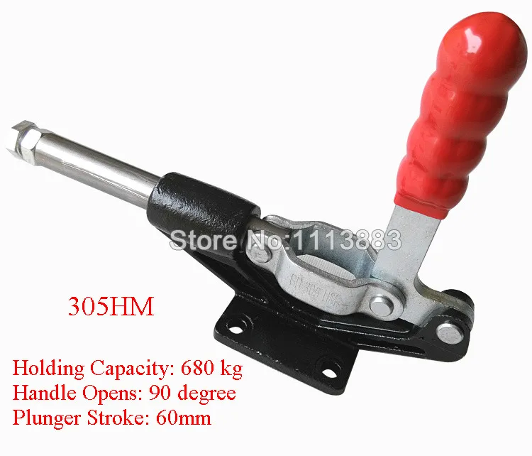 

Toggle Clamp 305HM Pull Push Type Holding Force 680KG 1499LBS