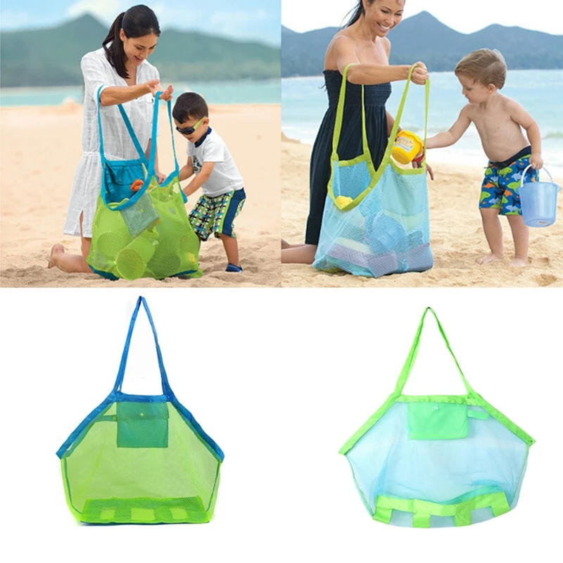 

Children Beach Mesh Toys Storage Bag Kids Folding Sand Away Net Tote Outdoor New Net holder Bath Toy