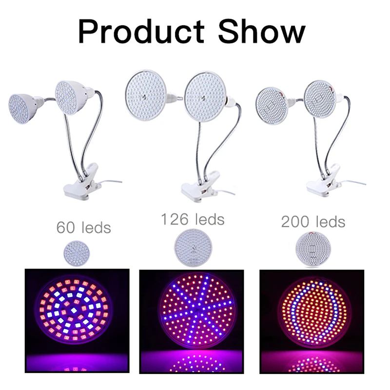  LED Grow Lights Full Spectrum Led Phyto Lamp Hydroponics Light Phyto-Lamp Fitolamp For Flowers Seed - 32871707966