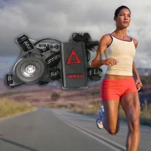 NEW Popular outdoor sport running lights Q5 LED night running flashlight warning lights USB charge Chest lamp white light torch