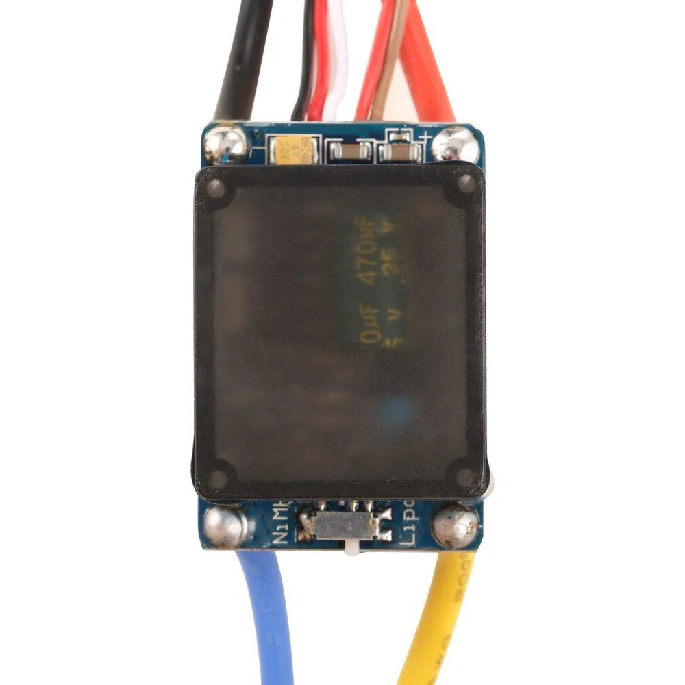 Rc 2-3 Lipo/6-9NiMH 60A двухрежимный регулятор скорости щетки ESC Регулятор с охлаждающим вентилятором для 1/10 RC автомобиля