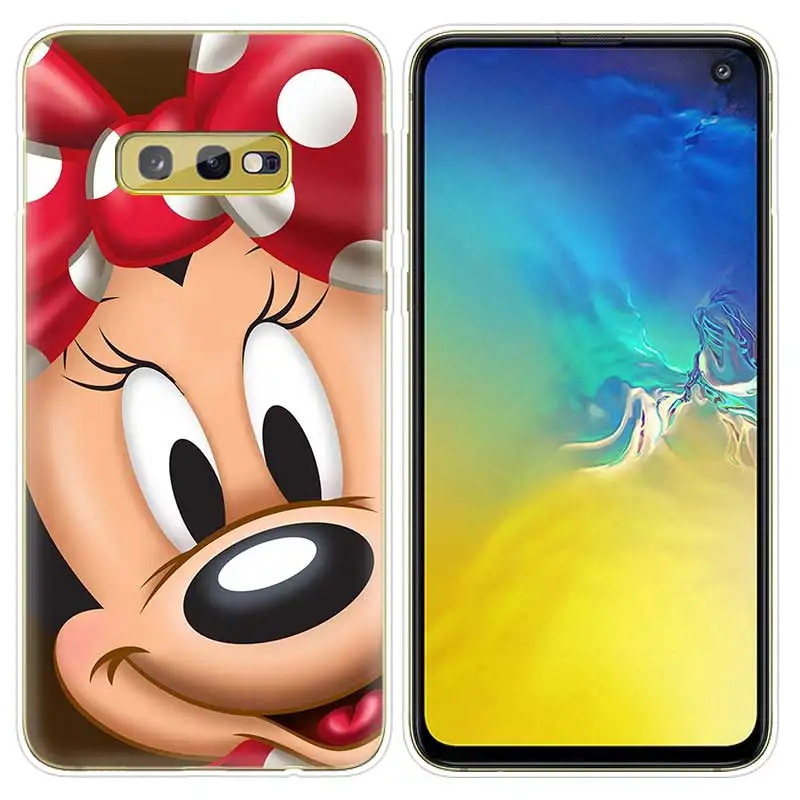 Силиконовый чехол для samsung Galaxy S10 S10e S8 S9 J4 J6 A6 A8 плюс 5G M30 M20 M10 A50 A30 A10 крышка Минни Мышь