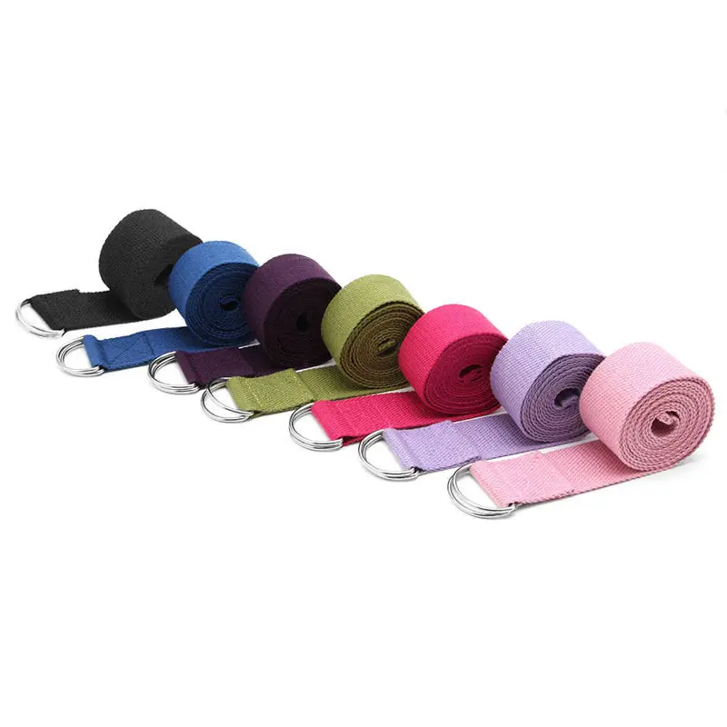 

Sports Accessories Adjustable Sport Stretch Strap D-Ring Belts Gym Waist Leg Fitness Yoga Belt New