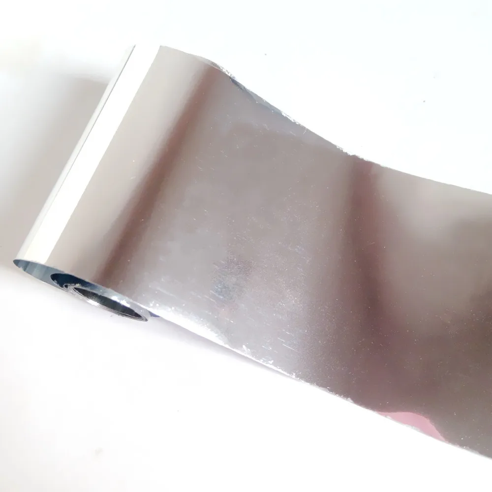 SK065-Silver 100 см Модные металлические зеркальные золотистые Серебристые Переводные фольга шампанского Фольга для ногтей наклейки DIY Дизайн ногтей Переводные маникюрные инструменты - Цвет: SK065-Silver