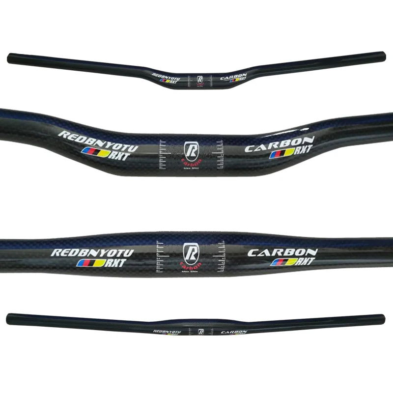 

DICC-WS Full 3k Carbon Cycling MTB Flat/Riser Handlebar 31.8mm Mountain Bike Handlebars Matte Black Bicycle Parts 135g