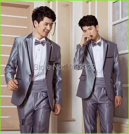 mens suit with waist belt